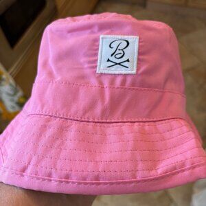 New Barstool Golf Flower Crossed Tess Pink Bucket Hat M Cotton